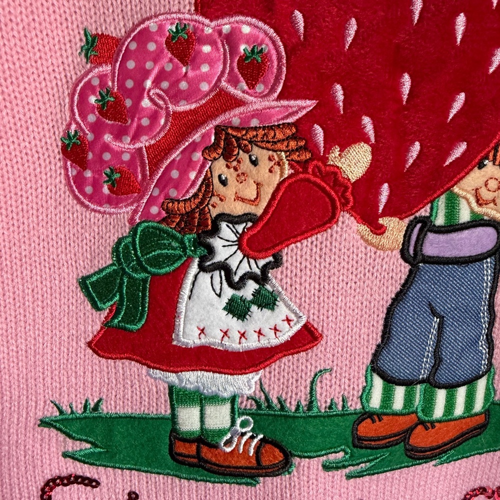 BNWT Strawberry Shortcake and Huckleberry Pie Sweater - Picture 4 of 9